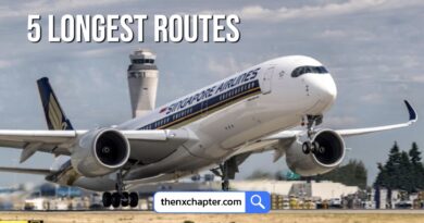 5 เส้นทางที่ไกลที่สุดของ Singapore Airlines ประจำปี 2023