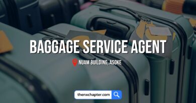 งานสนามบิน มาใหม่ บริษัท Lufthansa Services (Thailand) เปิดรับสมัครตำแหน่ง Baggage Service Agent ทำงานที่อาคาร Nuam Asoke