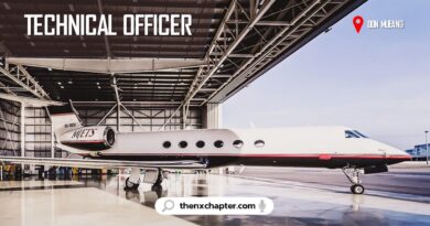 งานการบิน งานซ่อมบำรุงอากาศยาน มาใหม่ บริษัท MJETS เปิดรับสมัครตำแหน่ง Technical Officer ขอ TOEIC 700 คะแนนขึ้นไป ทำงานที่สนามบินดอนเมือง