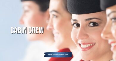 สายการบิน Royal Jordanian รับสมัคร Cabin Crew ลูกเรือ รับเฉพาะผู้หญิงเท่านั้น อายุ 20 ปีขึ้นไป วุฒิ ม.ปลาย แต่ถ้าหากจบ ป.ตรี จะพิจารณาเป็นพิเศษ สื่อสารภาษาอังกฤษได้เป็นอย่างดี