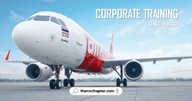 งานสายการบิน มาใหม่ สายการบิน Thai AirAsia เปิดรับสมัครตำแหน่ง Senior Corporate Training Manager