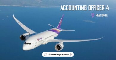 งานสายการบิน มาใหม่ การบินไทย Thai Airways เปิดรับสมัครตำแหน่ง Accounting Officer 4 สังกัดกลุ่มงานบริหารสำนักงานสาขา จำนวน 1 อัตรา ทำงานที่สำนักงานใหญ่ ใช้ TOEIC 500 คะแนนขึ้นไป ปิดรับสมัคร 14 กันยายน 2566