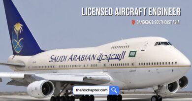 งานสายการบิน มาใหม่ บริษัท Saudi Arabian Airlines Technical Services เปิดรับสมัครตำแหน่ง Licensed Aircraft Engineers ต้องการผู้ที่มี License ของ B777, B787, A350, A380