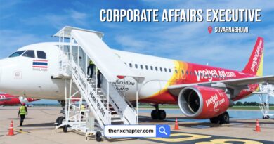 งานสายการบิน มาใหม่ สายการบิน Thai Vietjet เปิดรับสมัครตำแหน่ง Corporate Affairs Executive ทำงานที่สนามบินสุวรรณภูมิ