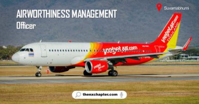 งานสายการบิน มาใหม่ สายการบิน Thai Vietjet เปิดรับสมัครตำแหน่ง Airworthiness Management Officer ทำงานที่ สนามบินสุวรรณภูมิ