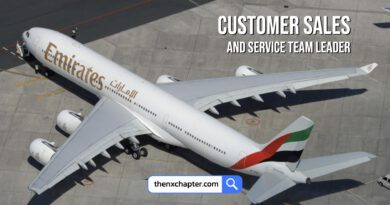 สายการบิน Emirates เปิดรับสมัครตำแหน่ง Customer Sales and Service Team Leader ที่กรุงเทพ