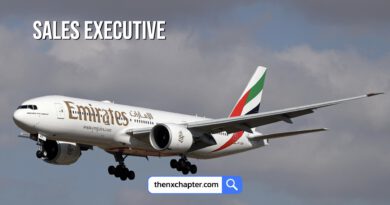 สายการบิน Emirates เปิดรับสมัครตำแหน่ง Sales Executive ที่กรุงเทพ