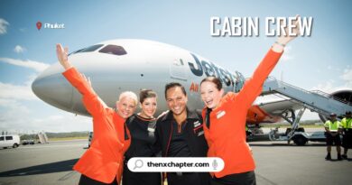 สายการบิน Jetstar Airways เปิดรับสมัครลูกเรือ Cabin Crew ประจำที่ภูเก็ต ขอ TOEIC 700 คะแนนขึ้นไป สมัครทางอีเมลได้ถึง 6 พฤษภาคม 16.00 น.