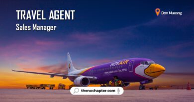 สายการบิน Nok Air เปิดรับสมัครตำแหน่ง Travel Agent Sales Manager