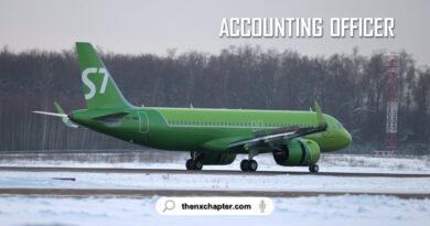 สายการบิน S7 Airlines สายการบิน Private ของรัสเซีย เปิดรับสมัครตำแหน่ง Accounting Officer