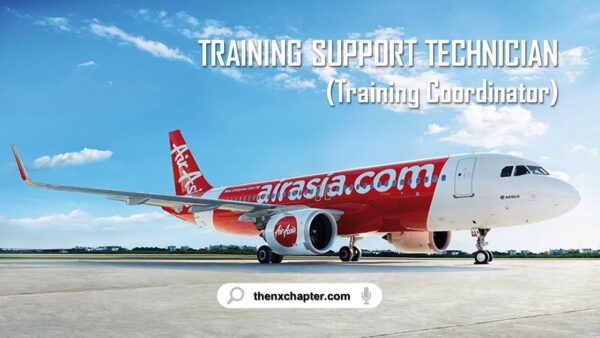 สายการบิน Thai AirAsia เปิดรับสมัครตำแหน่ง Training Support Technician (Training Coordinator)