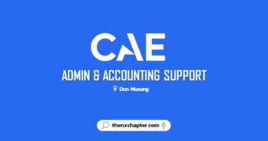 บริษัท CAE Bangkok เปิดรับสมัครตำแหน่ง Admin and Accounting Support งานด้านการสนับสนุนด้านการบริหาร ที่ดอนเมือง