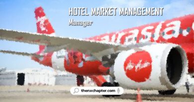 สายการบิน Thai AirAsia เปิดรับสมัครตำแหน่ง Hotel Market Management Manager