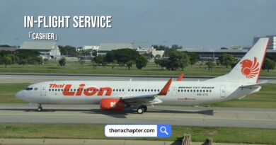 สายการบิน Thai Lion Air เปิดรับสมัครตำแหน่ง In-flight Service Officer (Cashier) ทำงานที่สนามบินดอนเมือง