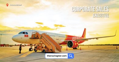 สายการบิน Thai Vietjet เปิดรับสมัครตำแหน่ง Corporate Sales Executive ทำงานที่สนามบินสุวรรณภูมิ