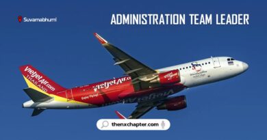 สายการบิน Thai Vietjet เปิดรับสมัครตำแหน่ง Administration Team Leader