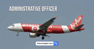 สายการบิน Thai AirAsia เปิดรับสมัครตำแหน่ง Administrative Officer Executive