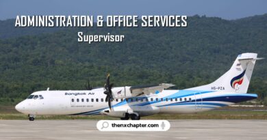 สายการบิน Bangkok Airways เปิดรับสมัครตำแหน่ง Administration and Office Services Supervisor ทำงานที่สำนักงานใหญ่