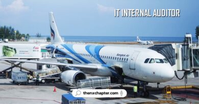 สายการบิน Bangkok Airways เปิดรับสมัครตำแหน่ง IT Internal Auditor ขอ TOEIC 550 คะแนนขึ้นไป ทำงานที่สำนักงานใหญ่