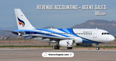 สายการบิน Bangkok Airways เปิดรับสมัครตำแหน่ง Revenue Accounting - Agent Sales Officer ขอ TOEIC 550 คะแนนขึ้นไป ทำงานที่สำนักงานใหญ่