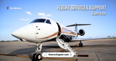 บริษัท MJETS เปิดรับสมัครตำแหน่ง Flight Services Support Supervisor ทำงานที่สนามบินดอนเมือง