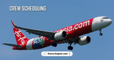 สายการบิน Thai AirAsia เปิดรับสมัครตำแหน่ง Crew Scheduling Executive ขอผู้ที่มีประสบการณ์งาน Crew Rostering หรือ Crew Control