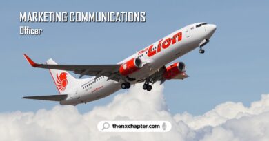 สายการบิน Thai Lion Air เปิดรับสมัครตำแหน่ง Marketing Communications Officer อายุ 30 ปีขึ้นไป