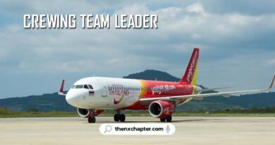 สายการบิน Thai Vietjet เปิดรับสมัครตำแหน่ง Crewing Team Leader ทำงานที่สนามบินสุวรรณภูมิ