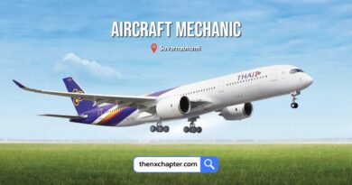 การบินไทย Thai Airways เปิดรับสมัครตำแหน่ง Aircraft Mechanic 1 สังกัดฝ่ายปฏิบัติการซ่อมบำรุงอากาศยานลานจอดการบินไทยและสายการบินลูกค้า รับ 77 อัตรา วุฒิ ปวส. อนุปริญญาขึ้นไป สัญญา 3 ปี ทำงานที่สนามบินสุวรรณภูมิ ขอ TOEIC 350 คะแนนขึ้นไป ปิดรับ 9 กันยายน