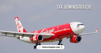 สายการบิน Thai AirAsia เปิดรับสมัครตำแหน่ง Tax Administrator วุฒิป.ตรี บริหารธุรกิจหรือที่เกี่ยวข้อง สามารถสื่อสารภาษาอังกฤษได้เป็นอย่างดี