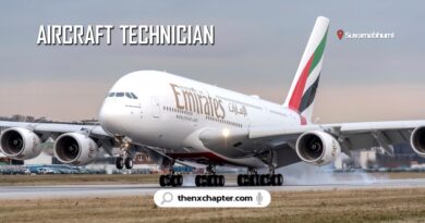 สายการบิน Emirates เปิดรับสมัครตำแหน่ง Aircraft Technician ประสบการณ์ 5 ปี+ ทำงานที่สนามบินสุวรรณภูมิ ปิดรับ 19 เมษายน