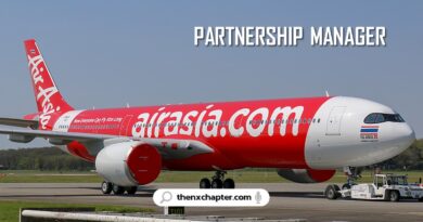 สายการบิน Thai AirAsia เปิดรับสมัครตำแหน่ง Partnership Manager (Ancillary/Non-Flight Products) วุฒิป.ตรี-ป.โท ประสบการณ์อย่างน้อย 5 ปี