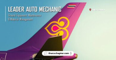 Thai Airways การบินไทย เปิดรับสมัครตำแหน่ง Leader Auto Mechanic (Ground Equipment Maintenance & Material Management) กลุ่มงานบริหารการซ่อมและพัสดุ 1 อัตรา ขอ TOEIC 450+ ทำงานที่สุวรรณภูมิ สมัครได้ถึง 10 พฤษภาคม