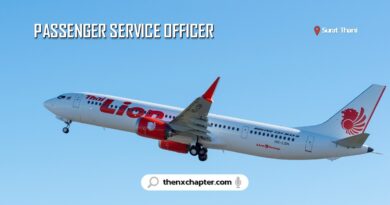สายการบิน Thai Lion Air เปิดรับสมัครตำแหน่ง Passenger Service Officer อายุไม่เกิน 22-28 ปี ขอ TOEIC 500 คะแนนขึ้นไป ทำงานที่สนามบินสุราษฎร์ธานี