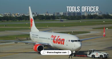 สายการบิน Thai Lion Air เปิดรับสมัครตำแหน่ง Tools Officer อายุไม่เกิน 30 วุฒิปวส.หรือป.ตรี สาขาวิศวกรรม, Logistics หรือที่เกี่ยวข้อง ขอ TOEIC 450 คะแนนขึ้นไป