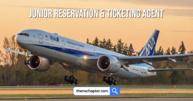 ANA เปิดรับสมัครตำแหน่ง Junior Reservation & Ticketing Agent ประสบการณ์อย่างน้อย 1 ปี งาน Reservation & Ticketing เงินเดือน 25,000-30,000 บาท