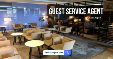 The Pearl Exclusive Lounge เปิดรับสมัครตำแหน่ง Guest Service Agent อายุ 22 ปีขึ้นไป ขอ TOEIC 550 คะแนนขึ้นไป ทำงานที่สนามบินกระบี่