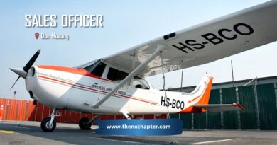 โรงเรียนการบิน Bangkok Aviation Center (BAC) เปิดรับสมัครตำแหน่ง Sales Officer ประจำสาขาดอนเมือง วุฒิป.ตรีการตลาดหรือที่เกี่ยวข้อง อายุ 25-35 สื่อสารภาษาอังกฤษได้ดี
