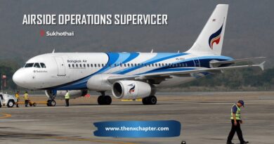 สายการบิน Bangkok Airways เปิดรับสมัครตำแหน่ง Airside Operations Supervisor วุฒิป.ตรี ขอ TOEIC 550 คะแนนขึ้นไป ทำงานที่สนามบินสุโขทัย