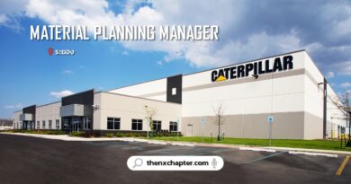 บริษัท Caterpillar (Thailand) เปิดรับสมัครตำแหน่ง Material Planning Manager วุฒิป.ตรี หรือมีประสบการณ์เกี่ยวกับตำแหน่งนี้ เงินเดือน 85,000-110,000 บาท ทำงานที่ระยอง