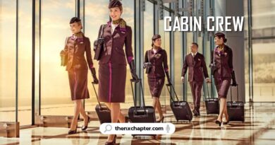 เปิดอีกรอบ! สายการบิน Etihad เปิดรับสมัครลูกเรือ Cabin Crew รอบ World Wide วุฒิม.ปลายขึ้นไป อายุ 21 ปีขึ้นไป ส่วนสูงไม่ต่ำกว่า 160 ซม. ขึ้นไป สื่อสารภาษาอังกฤษได้เป็นอย่างดี