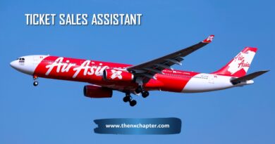 สายการบิน Thai AirAsia เปิดรับสมัครตำแหน่ง Ticket Sales Assistant ชายและหญิง วุฒิป.ตรี ทุกสาขา