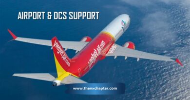 สายการบิน Thai Vietjet เปิดรับสมัครตำแหน่ง Airport & DCS Support วุฒิป.ตรี วิศวะคอมฯ,​ วิทยาศาสตร์, ไอที หรือที่เกี่ยวข้อง ขอ TOEIC 450 คะแนนขึ้นไป