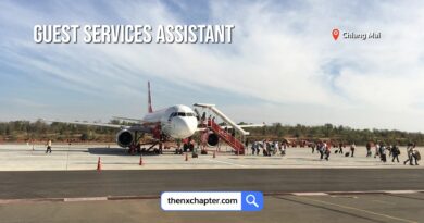 สายการบิน Thai AirAsia เปิดรับสมัครตำแหน่ง Guest Services Assistant วุฒิป.ตรีทุกสาขา มีประสบการณ์งาน Customer Service หรือ Ground Service ทำงานที่สนามบินเชียงใหม่