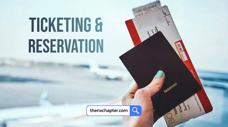 บริษัท Avenue Inter Travel Group เปิดรับสมัคร เจ้าหน้าที่ตั๋วเครื่องบิน (ตั๋วกรุ๊ป) วุฒิป.ตรี มีประสบการณ์จำหน่ายตั๋วกรุ๊ปทัวร์อย่างน้อย 1-2 ปี สามารถใช้โปรแกรม GSD, Amadeus ได้ เงินเดือน 35,000-45,000 บาท