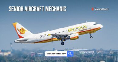 สายการบิน Bhutan Airlines เปิดรับสมัครตำแหน่ง Senior Aircraft Mechanic ทำงานที่สนามบินสุวรรณภูมิ วุฒิปวส. หรือ ป.ตรี ด้าน Aircraft Maintenance หรือที่เกี่ยวข้อง ขอ TOEIC 500 คะแนนขึ้นไป