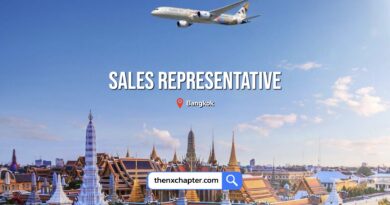 สายการบิน Etihad เปิดรับสมัครตำแหน่ง Sales Representative วุฒิปวส.ขึ้นไป ประสบการณ์เกี่ยวข้องกับตำแหน่ง Sales อย่างน้อย 3 ปี ทำงานที่กรุงเทพ