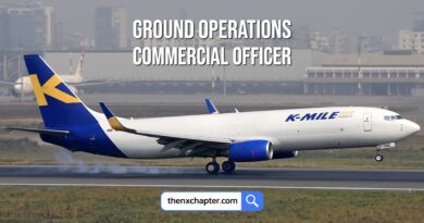 สายการบิน K-Mile เปิดรับสมัครตำแหน่ง Ground Operations and Commercial Officer วุฒิป.ตรี ประสบการณ์อย่างน้อย 1 ปีงาน Ground/Cargo Operations ของสายการบิน ทำงานที่สนามบินสุวรรณภูมิ