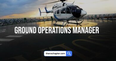 Bangkok Helicopter Services เปิดรับสมัครตำแหน่ง Ground Operations Manager มีความรู้เกี่ยวกับเรื่อง Ground Handling, Dangerous Goods มีประสบการณ์งานบริหารในสายการบินหรือหน่วยงานที่เกี่ยวข้อง ทำงานที่สนามบินดอนเมือง