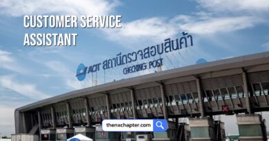 บริษัท Group Aviation Services เปิดรับสมัครตำแหน่ง Customer Service Assistant วุฒิ ป.ตรี ทุกสาขา อายุ 22-30 ปี ยินดีต้อนรับนักศึกษาจบใหม่ ทำงานที่ Free Zone สนามบินสุวรรณภูมิ